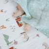 Cotton Muslin Crib Sheet - Farmyard - Crib Sheet - Farmyard