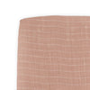 Cotton Muslin Crib Sheet - Mauve Stripe - Crib Sheet - Mauve Stripe