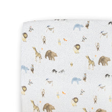  Cotton Muslin Crib Sheet - Party Animals - Crib Sheet - Party Animals