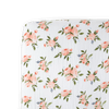 Cotton Muslin Crib Sheet - Watercolor Roses - Crib Sheet - Watercolor Roses