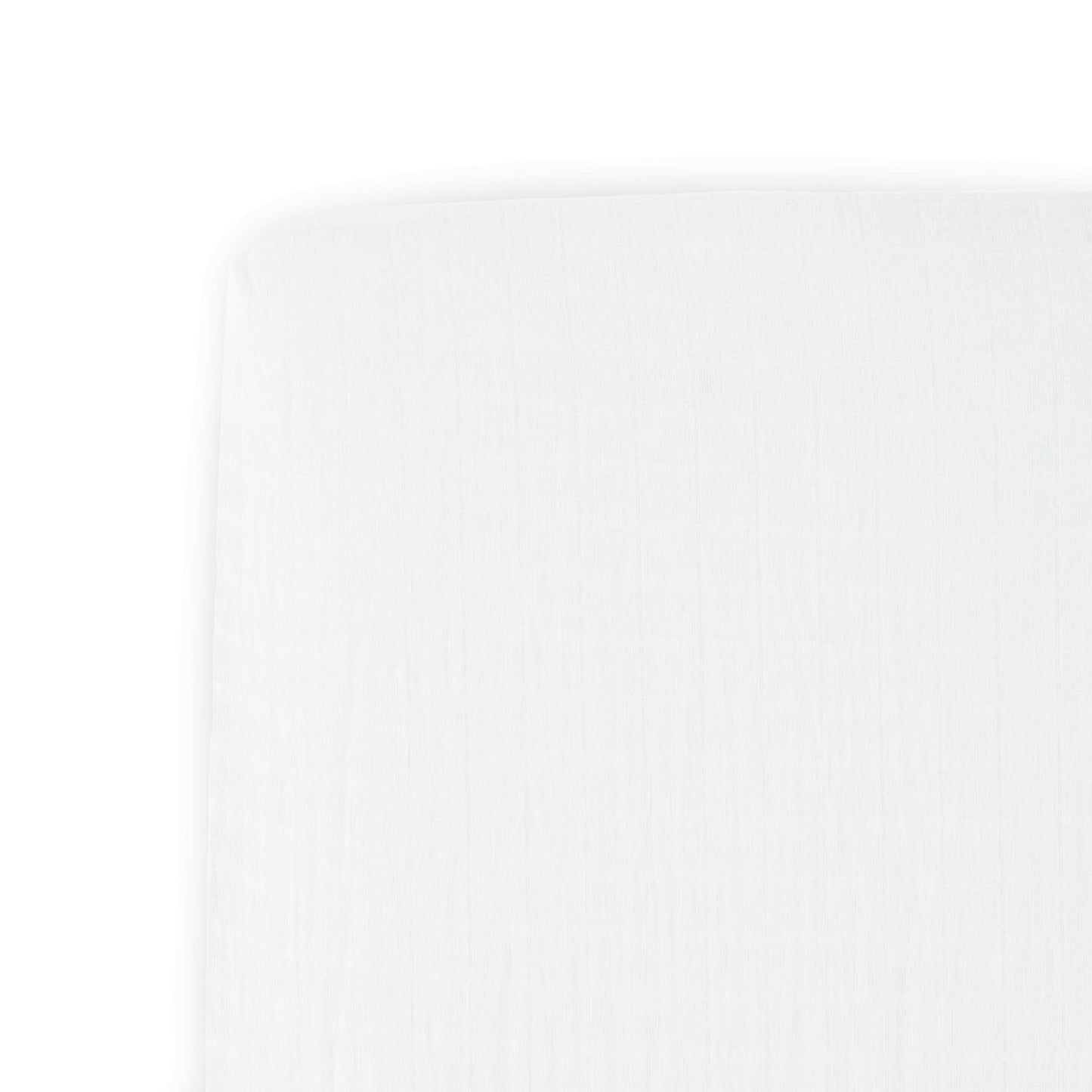 Cotton Muslin Crib Sheet - White - Crib Sheet - White