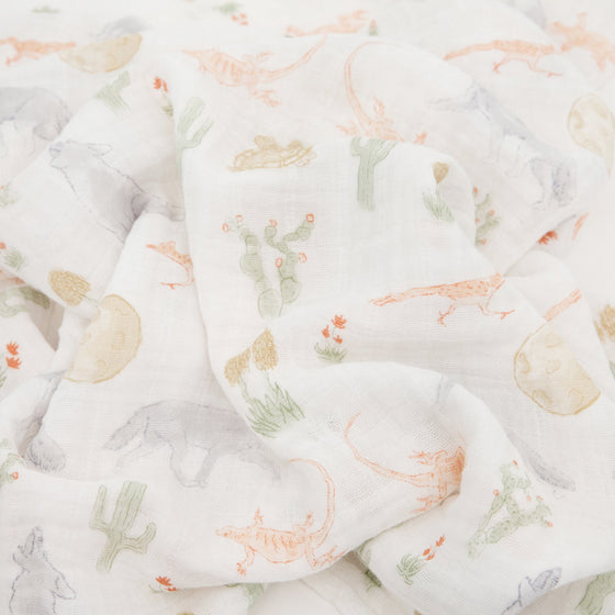 Cotton Muslin Swaddle Blanket 3 Pack - Desert Night - Swaddle Multi Pack - Desert Night