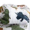 Cotton Muslin Swaddle Blanket 3 Pack - Dino Friends 2 - Swaddle Multi Pack - Dino Friends 2