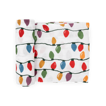  Cotton Muslin Swaddle Blanket - Christmas Bulbs - Swaddle Blanket - Christmas Bulbs