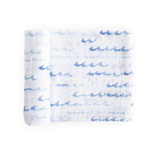  Cotton Muslin Swaddle Blanket - High Tide - Swaddle Blanket - High Tide