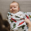 Cotton Muslin Swaddle Blanket - Holiday Haul - Swaddle Blanket - Holiday Haul