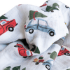 Cotton Muslin Swaddle Blanket - Holiday Haul - Swaddle Blanket - Holiday Haul
