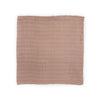 Cotton Muslin Swaddle Blanket - Mauve Stripe - Swaddle Blanket - Mauve Stripe