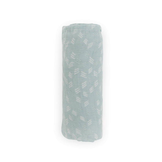 Cotton Muslin Swaddle Blanket - Misty Field - Swaddle Blanket - Misty Field