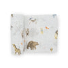 Cotton Muslin Swaddle Blanket - Party Animals - Swaddle Blanket - Party Animals