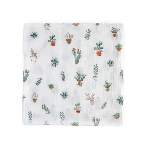 Cotton Muslin Swaddle Blanket - Prickle Pots - Swaddle Blanket - Prickle Pots