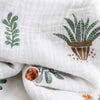 Cotton Muslin Swaddle Blanket - Prickle Pots - Swaddle Blanket - Prickle Pots