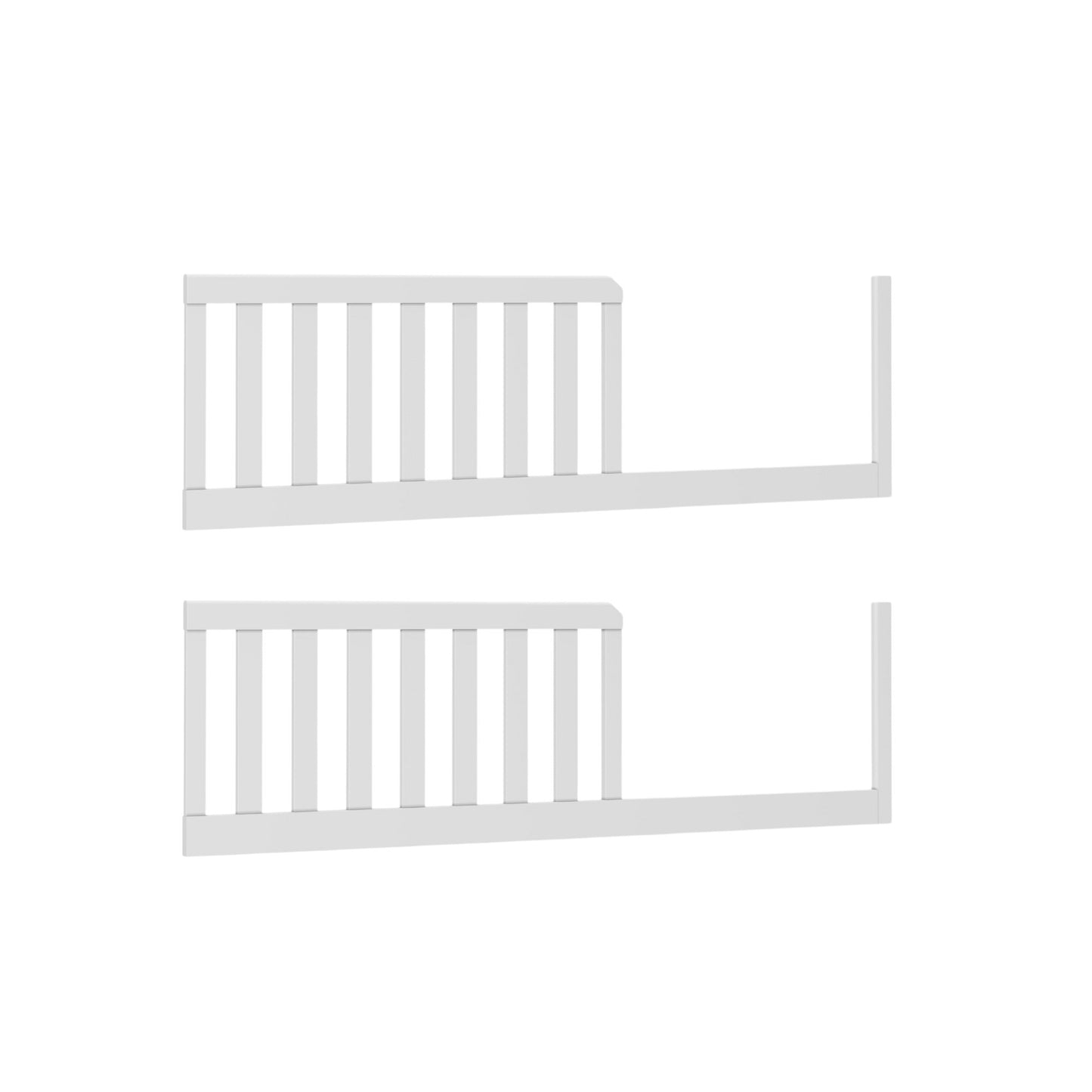 Domino Crib Conversion Kit (Toddler Bed Rails) - cribs - White