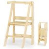 Folding Toddler Tower - Natural