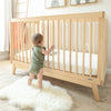Free Toddler Rail - Bundle - Soho 3 - in - 1 Convertible Crib / White - Crib Conversion Kit (Toddler Bed Rail) / White