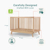 Free Toddler Rail - Bundle - Soho 3 - in - 1 Convertible Crib / White - Crib Conversion Kit (Toddler Bed Rail) / White