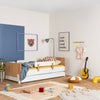 Fun Bed - Twin Bed - Kids Bed - Graphite + Red Oak