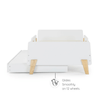 Fun Twin Bed - Kids Bed - White + Natural