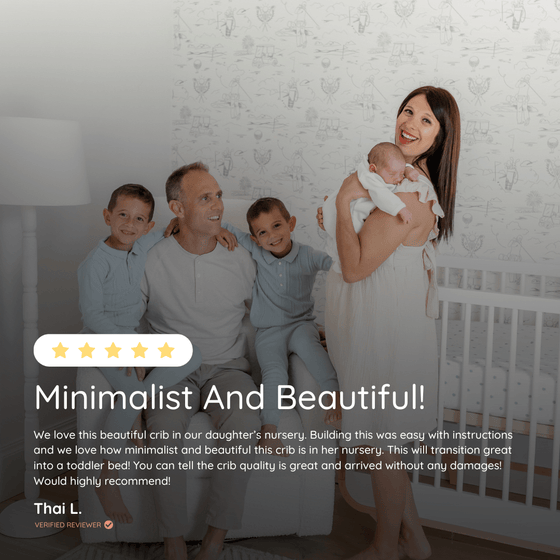 Joy Bundle - Bundle - Jolly 3 - in - 1 Convertible Crib / White / Natural - Crib Conversion Kit for Jolly Crib (Toddler Bed Rail) / White