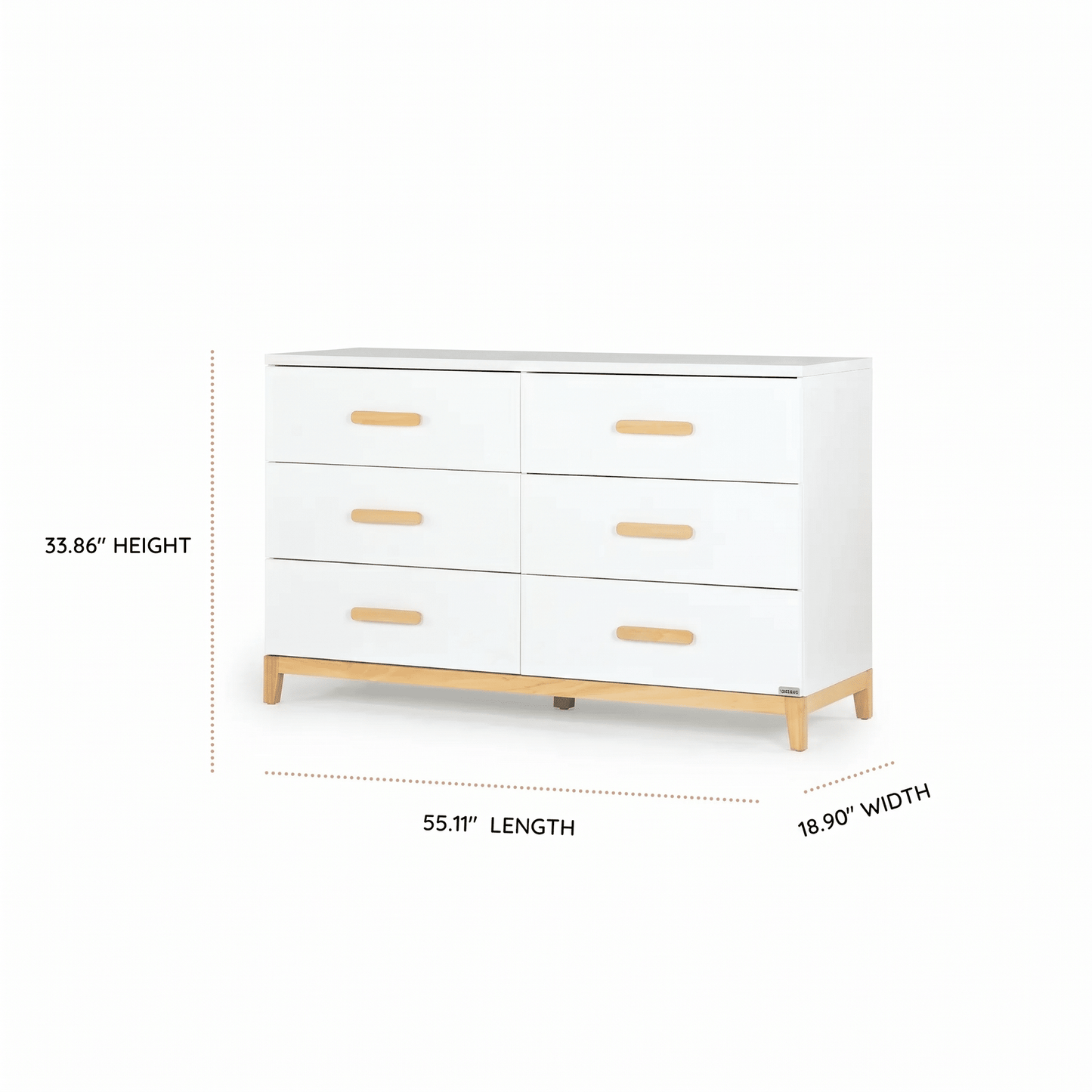 LaLa Big 6-drawer Nursery Dresser LaLa Big 6-drawer Nursery Dresser
