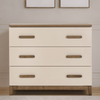 LaLa Little 3 - Drawer Dresser - dresser - almond milk + walnut