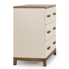 LaLa Little 3 - Drawer Dresser - dresser - almond milk + walnut