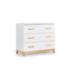 LaLa Little 3 - Drawer Dresser - dresser - white + natural
