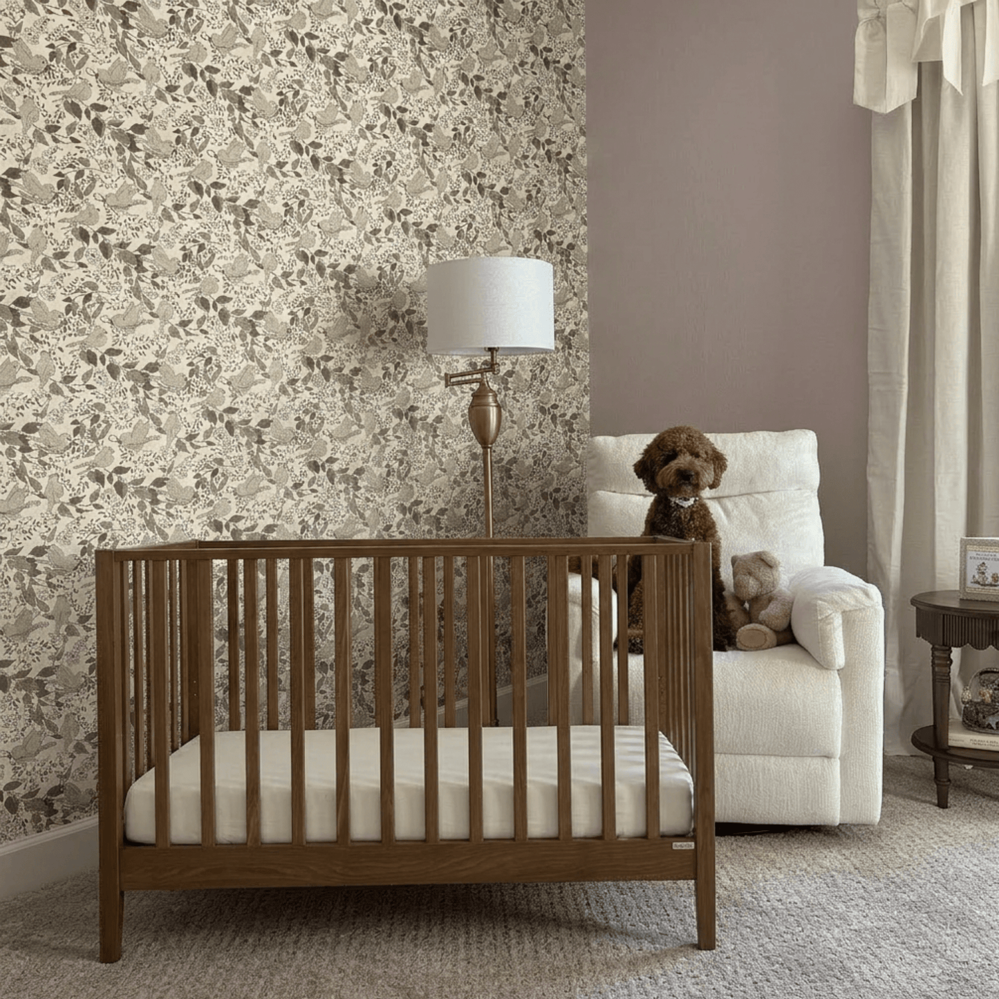 Lilla Wallpaper by Ali Anni - Cream