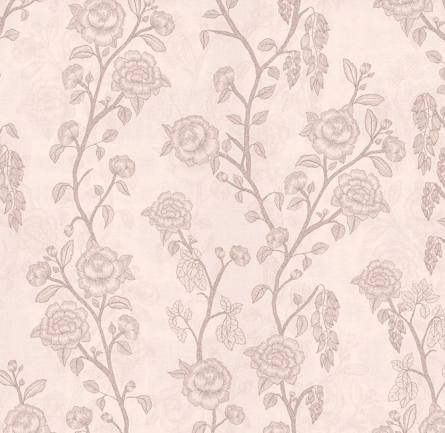 Marina Wallpaper by Bloomery Decor - Pink