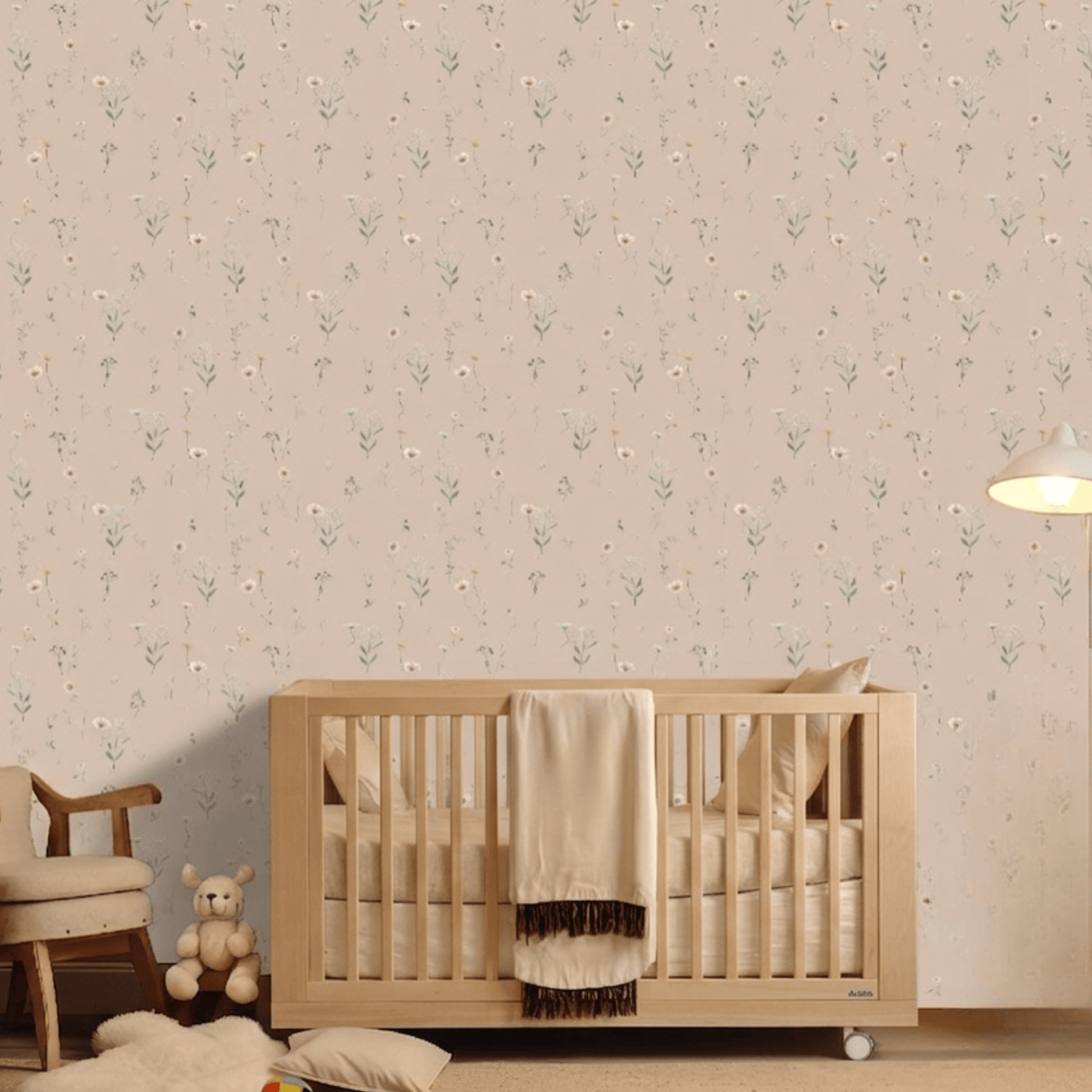 Marta Wallpaper by Emily Cooper Art - Sample 1 foot by 1 foot