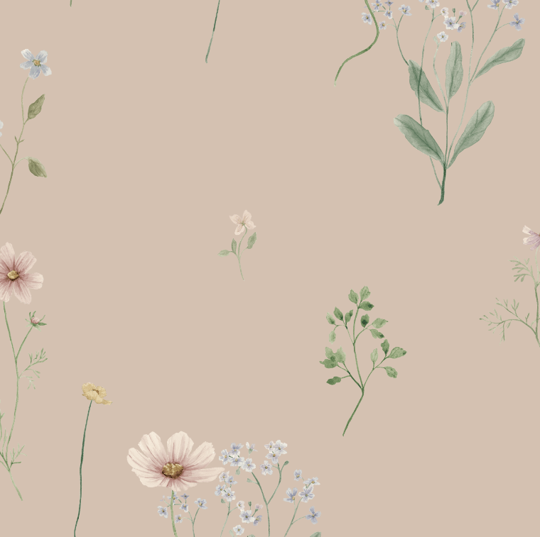 Marta Wallpaper by Emily Cooper Art - Sample 1 foot by 1 foot