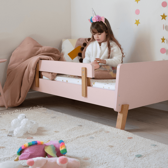 Muse Toddler Bed - toddler bed - Pink + Natural