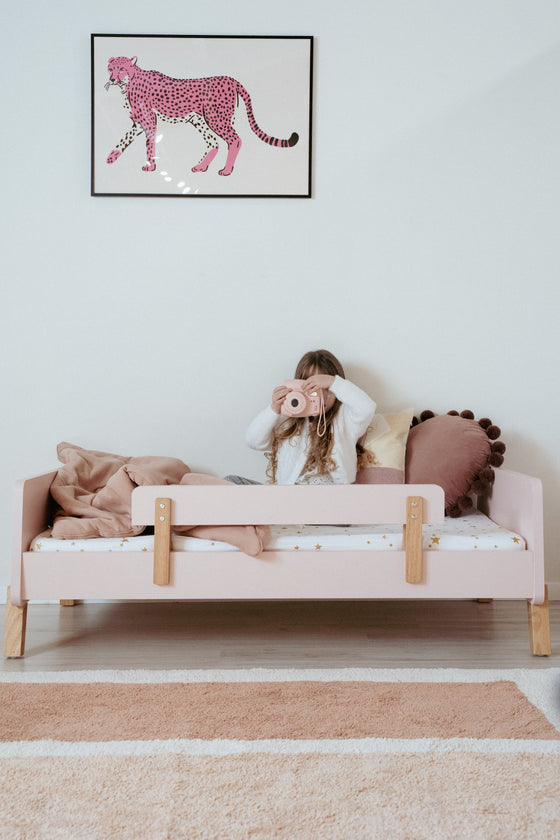 Muse Toddler Bed - toddler bed - Pink + Natural