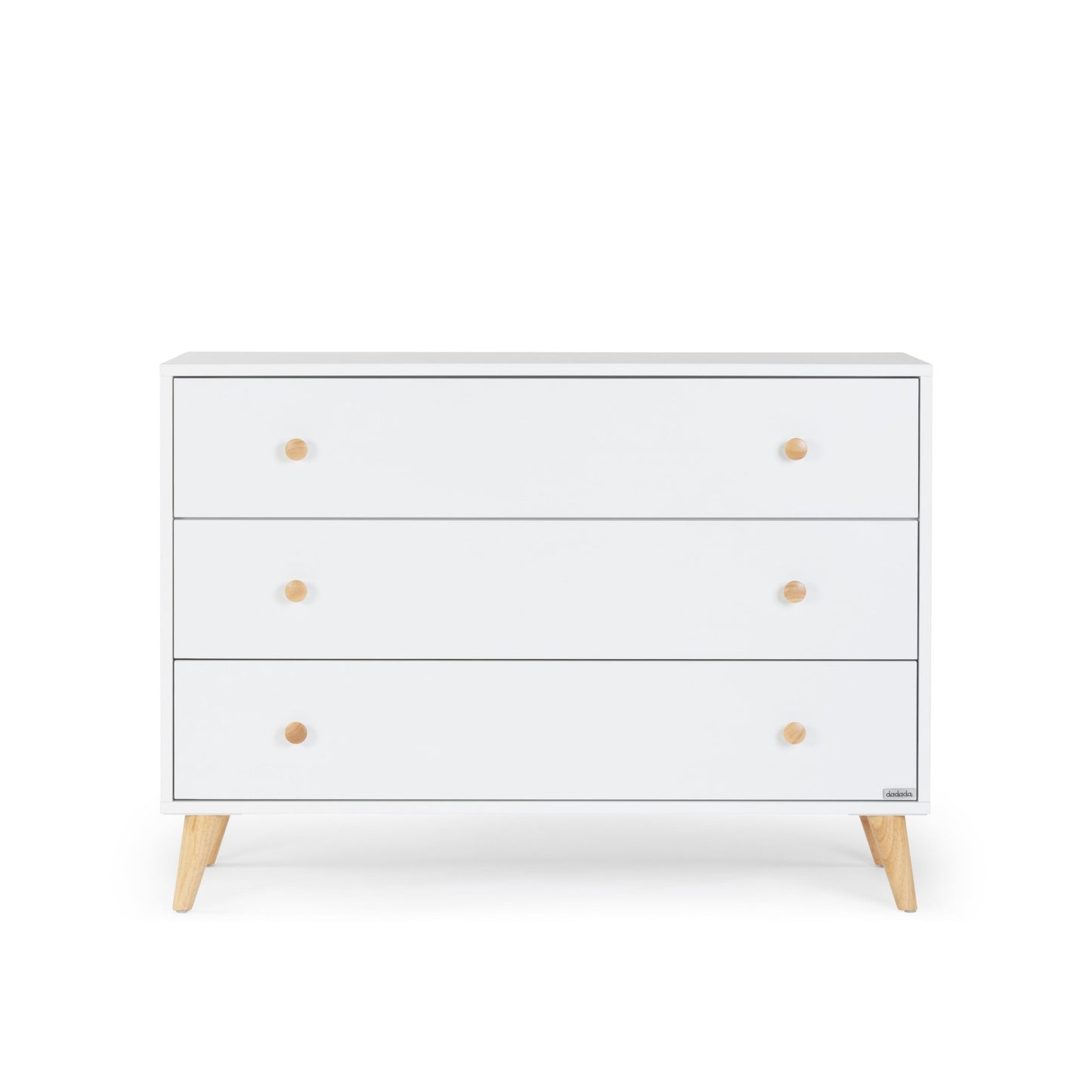 Austin 3-Drawer Dresser, White/Red Oak Austin 3-Drawer Dresser, White/Red Oak