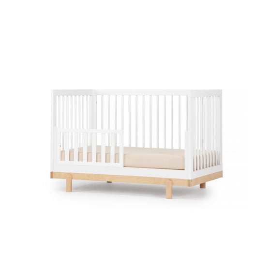 NEW! Bliss 4-in-1 Convertible Crib - cribs - white + natural