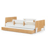 NEW! Fun Bed - Toddler Bed - White/Red Oak