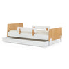 NEW! Fun Bed - Toddler Bed - White/Red Oak