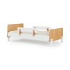 NEW! Fun Bed - Toddler Bed - White/Red Oak