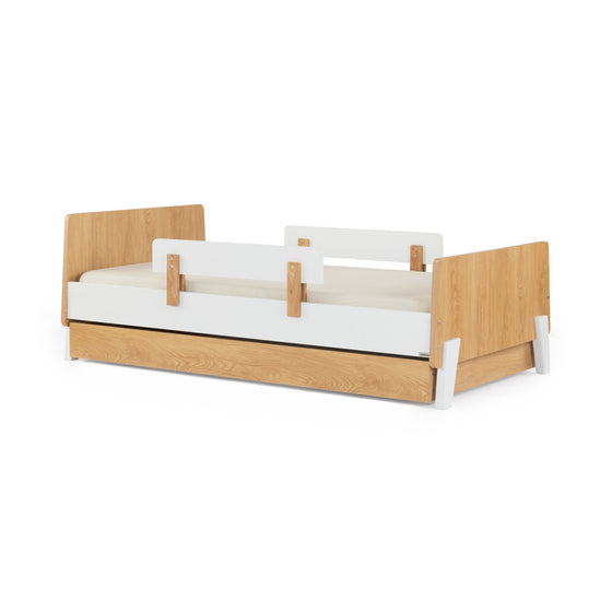 NEW! Fun Bed - Toddler Bed - White/Red Oak