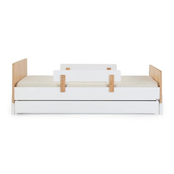 NEW! Fun Bed - Toddler Bed - White/Red Oak