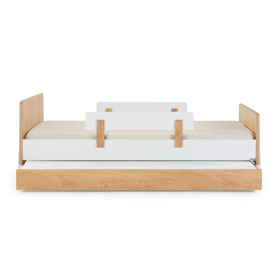 NEW! Fun Bed - Toddler Bed - White/Red Oak