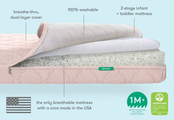 Newton baby waterproof crib mattress online