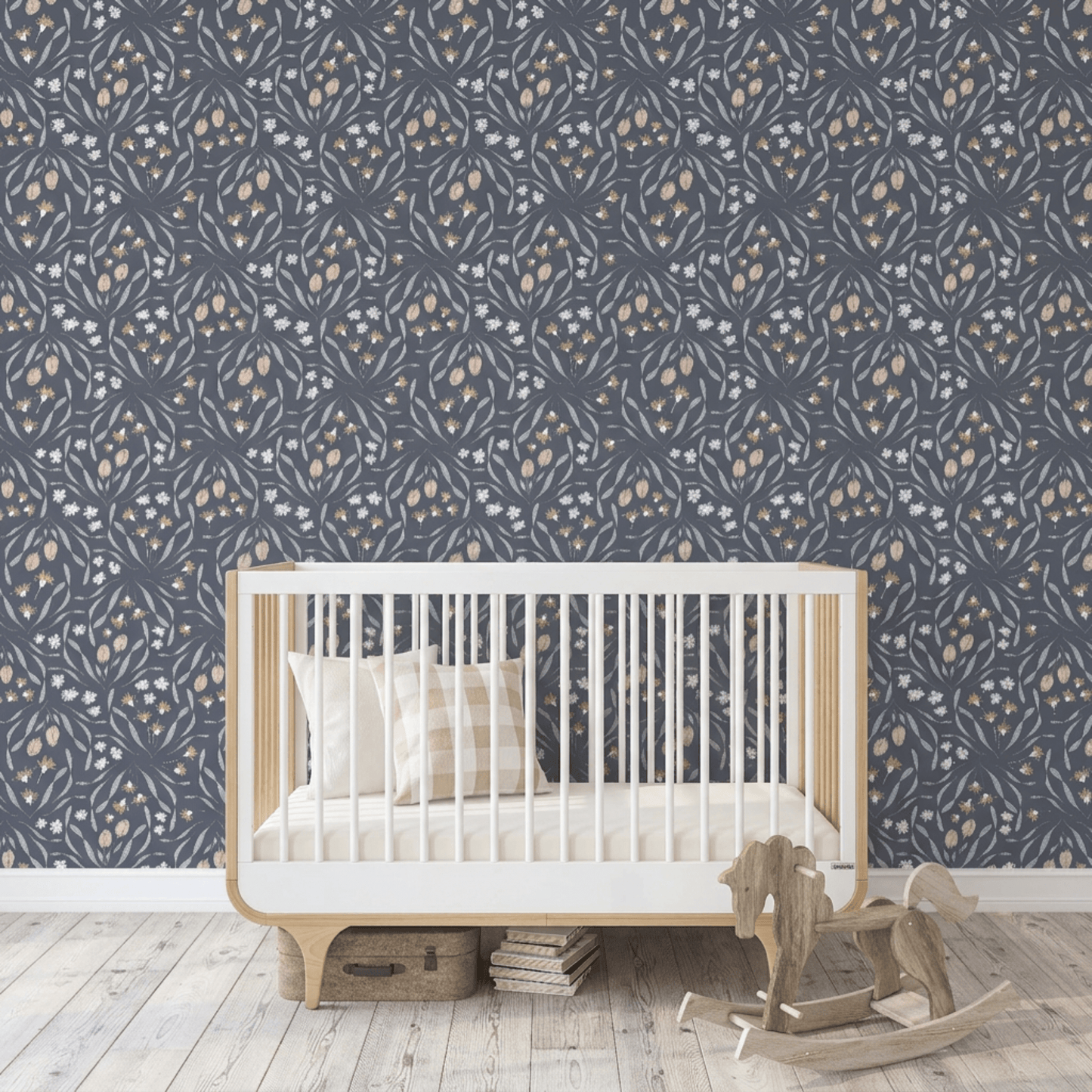 Primrose Wallpaper by Melissa Johnson Design - Dark