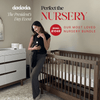 Pure Bliss! - Bundle - Bliss 4 - in - 1 Convertible Crib / natural - Bliss 6 - Drawer Nursery Dresser / White + Natural