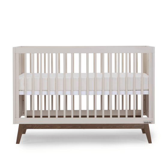 Soho 3 - in - 1 Convertible Crib - cribs - Almond Milk/Walnut