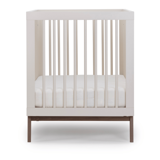 Soho 3 - in - 1 Convertible Crib - cribs - Almond Milk/Walnut