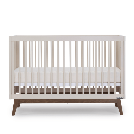 Soho 3 - in - 1 Convertible Crib - cribs - Almond Milk/Walnut