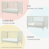 Soho 3 - in - 1 Convertible Crib - cribs - sage