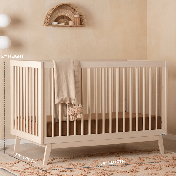 Soho 3 - in - 1 Convertible Crib - cribs - Wash