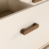Soho 5 - Drawer Nursery Dresser - dresser - almond milk + walnut